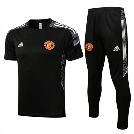 Manchester United Champions League Training Pelipaita Sarja 2022-23 Musta Valkoinen